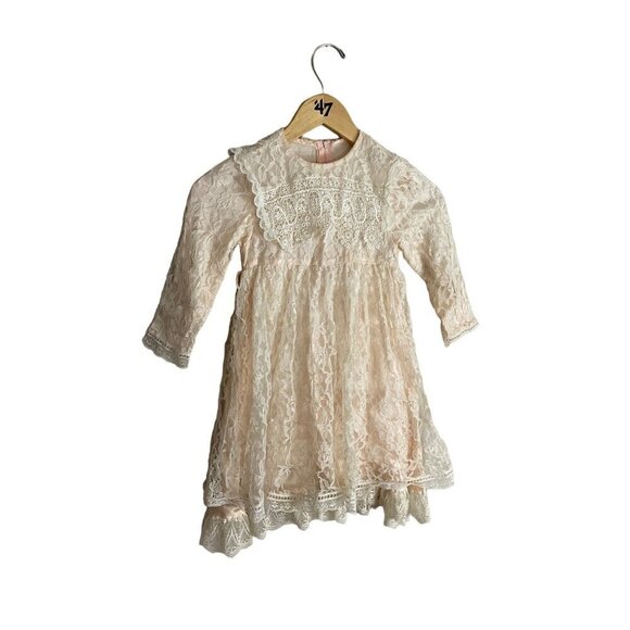 Vintage Gunne Sax By Jessica McClintock Toddlers Dress - 5